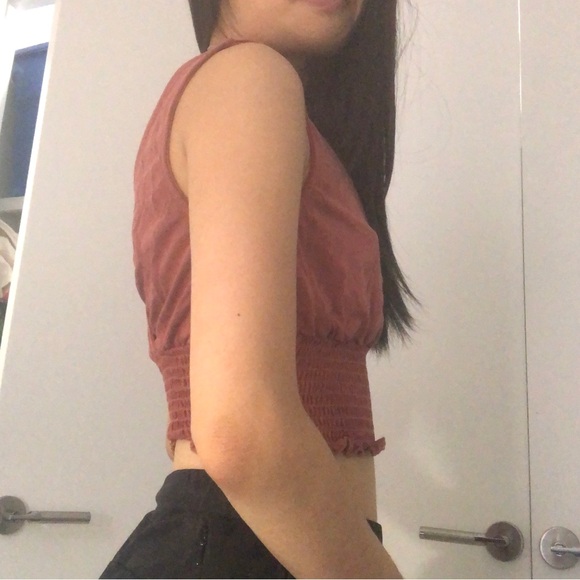 F21 pink cropped top - Picture 3 of 5